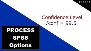 PROCESS for SPSS: Syntax Options
