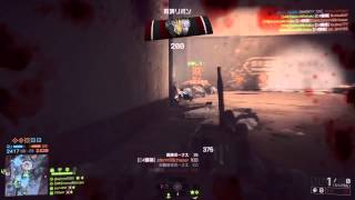 [PS4 _BF4]　大量キル！！C4特攻！10キル、2.122スコアストリーク！