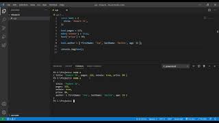 Nested object properties