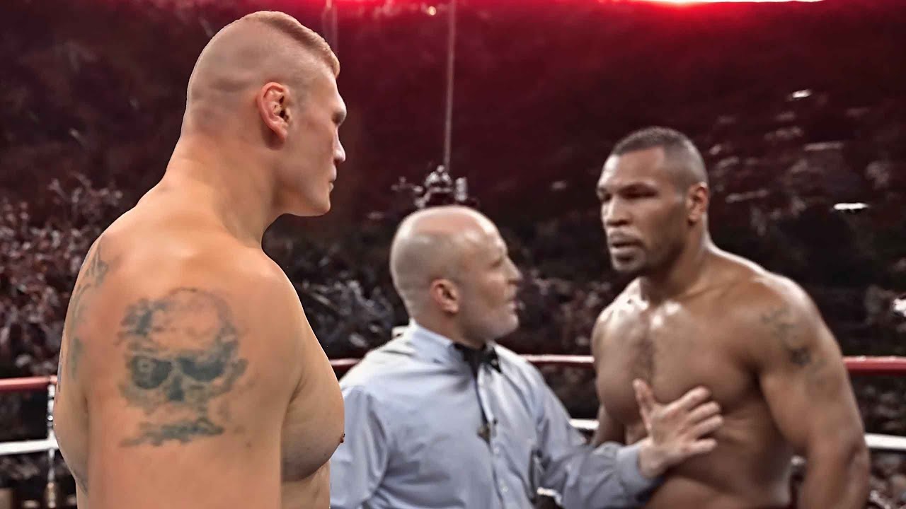 Mike Tyson vs Titans - Brutal Knockouts