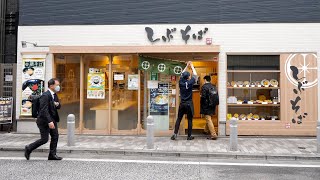 A Day in a Station Square Standing Soba Restaurant That Starts Early at 6AM!