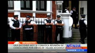OEA decidirá si convoca a reunión de consulta de cancilleres por crisis de caso Assange