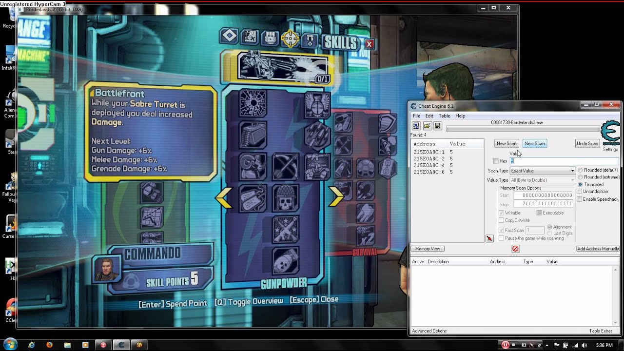 How To Use Cheat Engine On Borderlands 2 - Havalfc