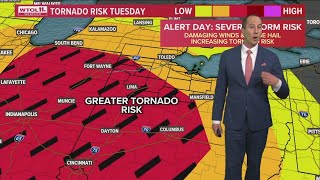 ALERT DAY Tuesday: Tornado watch in effect until 11 p.m. | WTOL 11 Weather - May 7, 5:45 p.m.
