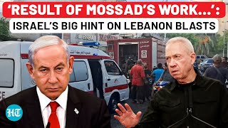 Israel Confirms Mossad Hand In Lebanon Blasts? Gallant Drops Big Clue Amid Hezbollah War Fears