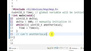 Local Variables in C