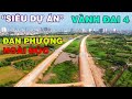 Hình hài Vành Đai 4 vùng thủ đô đang thi công qua huyện Đan Phượng và Hoài Đức (Tháng 10/2024)