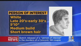 Concord, New Hampshire Police release sketch of person of interest in couple's murder