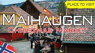 Winter in Norway: Christmas Market at Maihaugen, Lillehammer, 4k