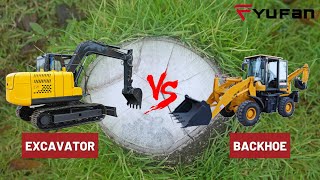 Backhoe Vs Excavator: Which Is Better for Tree Stump Removal?