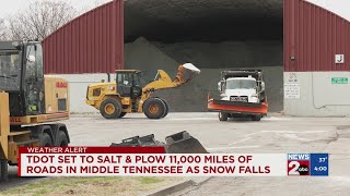 TDOT set to salt, plow 11K miles of road in Middle TN