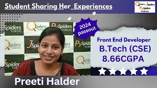 Congratulations Preeti Halder for your future !!