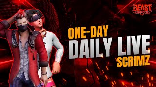 🔴LIVE NOW || 10-PM GROUP-B || ONE DAY SCRIM || BEAST FF || FREE FIRE PAKISTAN🔥🏆