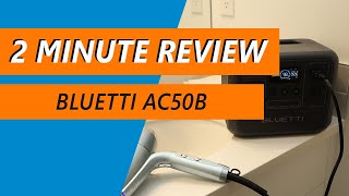 $280 448Wh portable power station tested - BLUETTI AC50B Review