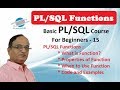 PL SQL Function - User Defined Functions in PLSQL - Functions in Oracle - Create function in PLSQL