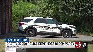 Brattleboro police kick off community block party