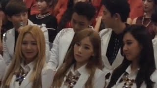 [Fancam] 141025 EXO \u0026 SNSD at Korean Music Wave in Beijing Press Conference