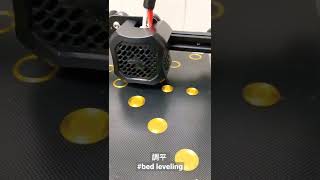 3d列印 換新噴頭 就要進行 #調平 3drpint bed leveling