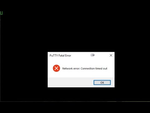 How to Fix Network error : connection timed out putty?