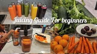 Juicing Fresh veggies and fruits/  Increase your minerals ,vitamins , antioxidants /Juicer Review