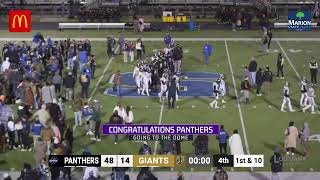 Sterlington Panthers vs Jena Giants | LHSAA Semifinals 2024