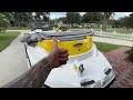 driving a seadoo speedster sportster 4 tec jet boat pov