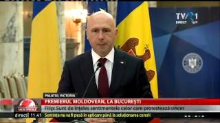 Discursul premierului Republicii Moldova, Pavel Filip, la București