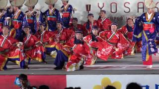 十人十彩　第63回よさこい祭り本祭2日目　中央公園競演場その２　４K　　2016．8．11