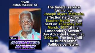 Joseph Myers Mathurin short 1