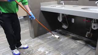 Deep Cleaning Public Restroom