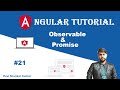 Observable | Promise | Observable VS Promise | Angular Tutorial For Beginner | Angular Tutorial 21