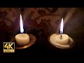 4K Candles Burning In Real Time For 5 Hours - Ultra HD Video -  Soundless - Sleep/Study/Meditate