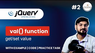 val method in jquery | how to set and get value of form control