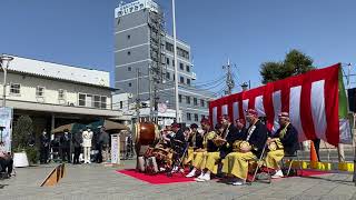 成田駅イベント囲碁台下座連の演奏2022年 3月20日10時