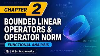 M.Sc. Functional Analysis | Chapter 2 Full Concept | Bounded Linear Operators and Operator Norm