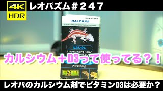 レオパのカルシウム剤でビタミンD3は必要か？【レオパ専用チャンネル！】〜レオパズム  by  SHIGE〜No.247