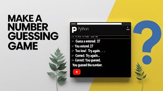 Python Project 3: Number Guessing Game | Fun Beginner Project 🚀