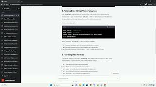 Parsing a String date into a date object in Python