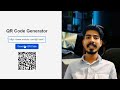 How to Create a QR Code Generator using HTML CSS and JavaScript