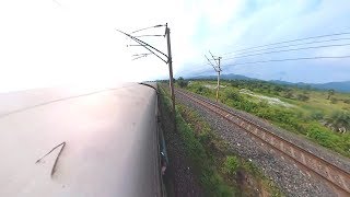 360 Cam on the Coach Roof | 3D VR view from Rail Roof