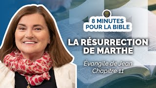 L'EVANGILE de JEAN #11, chap. 11 | La résurrection de Marthe | 8 minutes pour la Bible