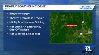 70-year-old man dies after ejected, hit by his boat on Lake Demopolis