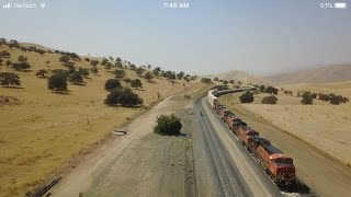 Bealville  -  BNSF \u0026 UP  Aerial Video