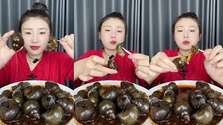 【XueYan Mukbang】Field Snail 🐚🐚#mukbang#eating#asmr