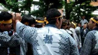 矢先稲荷神社　例大祭　2010　宮出し　木遣