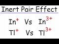 Inert Pair Effect