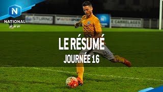 Championnat National : tous les buts de la 16e journée (2015-2016)