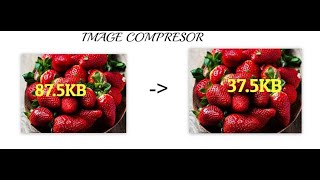GUI Image Compressor with python