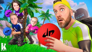 Dude Perfect's Dodgeball Island Battle Royale (in FORTNITE)