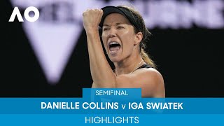 Danielle Collins v Iga Swiatek Highlights (SF) | Australian Open 2022